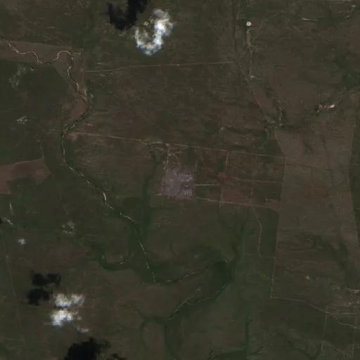 Wildfire near Santander Jiménez (Aug 28) — Sentinel-2 true color
