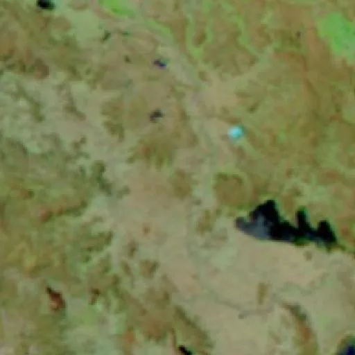 Incendio cerca de Santiago de Pupuja — NASA satellite