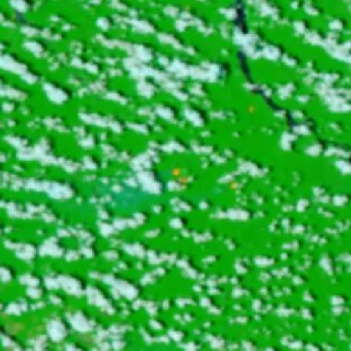 Wildfire near Santo Antônio (Oct 22) — NASA satellite