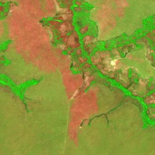 Wildfire near Santo Antônio do Leste (Aug 27) — Sentinel-2 SWIR (fuego)