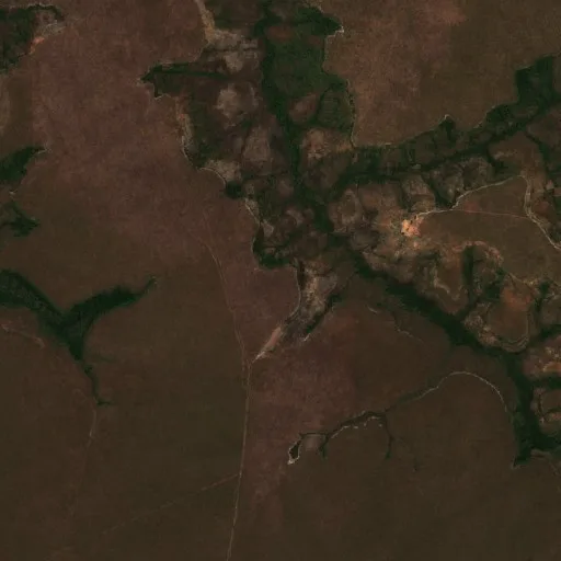 Wildfire near Santo Antônio do Leste (Aug 27) — Sentinel-2 true color