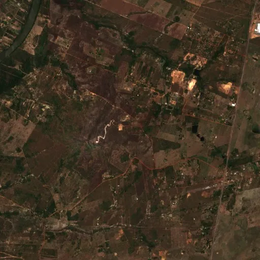 Incendio cerca de Santo Antônio do Leverger — Sentinel-2 true color