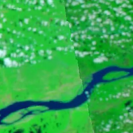 Wildfire near São Benedito — NASA satellite