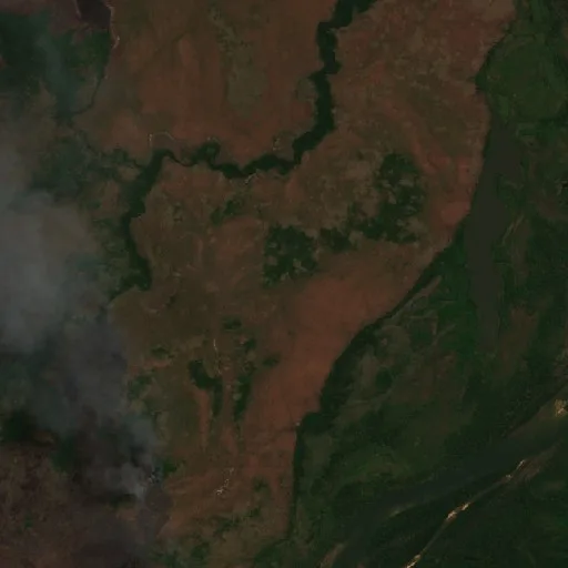 Incendio cerca de São Domingos (13 sep) — Sentinel-2 true color