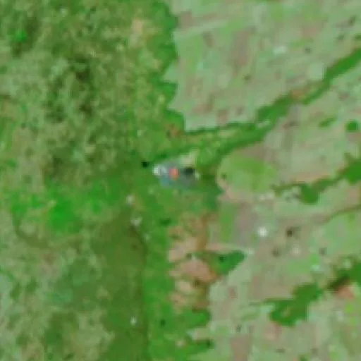 Wildfire near São Domingos (Sep 22) — NASA satellite