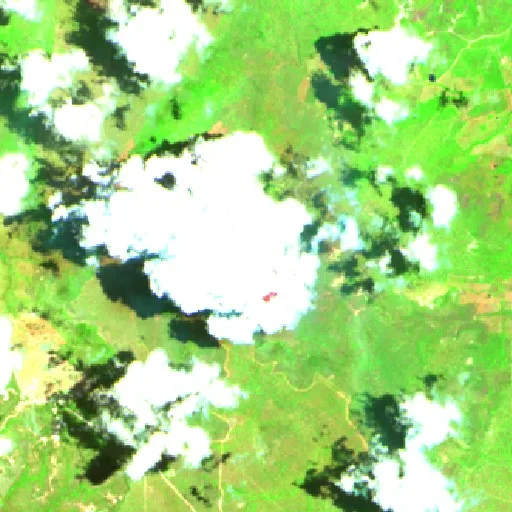 Wildfire near São Félix de Balsas — Sentinel-2 SWIR (fuego)