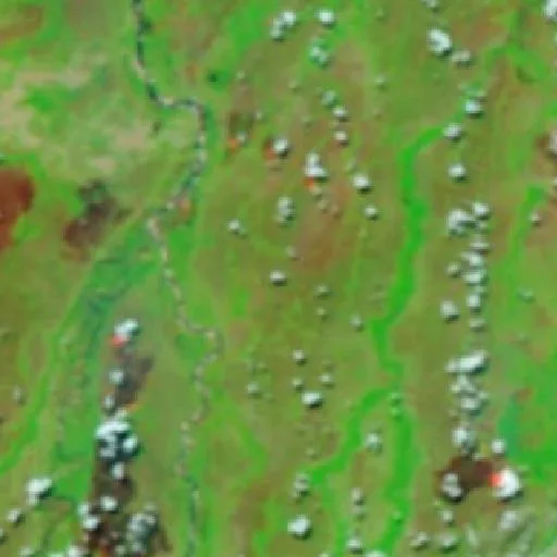 Incendio cerca de São Félix do Araguaia (25 sep) — NASA satellite