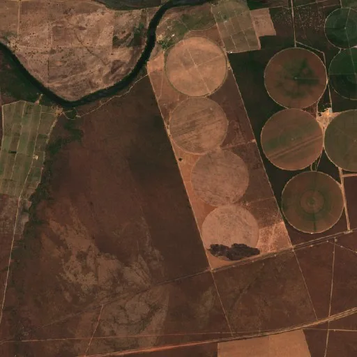 Wildfire near São Félix do Coribe — Sentinel-2 true color