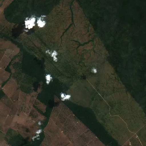 Wildfire near São Francisco (Aug 24 · SE) — Sentinel-2 true color