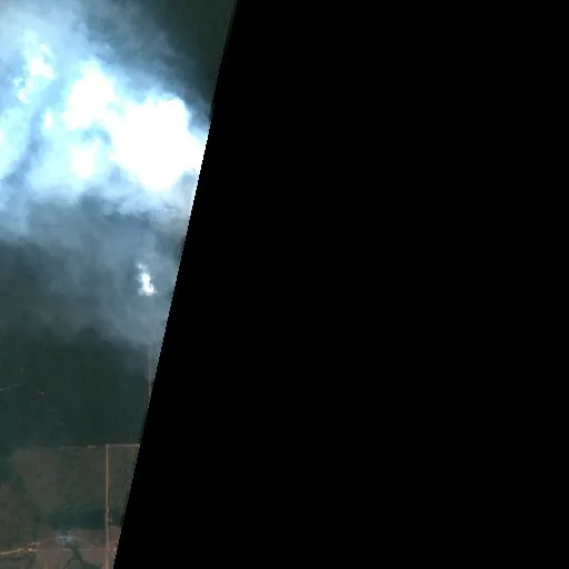 Incendio cerca de São Francisco (11 oct) — Sentinel-2 true color