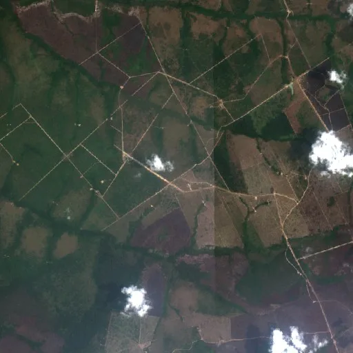 Incendio cerca de São Francisco (15 oct) — Sentinel-2 true color