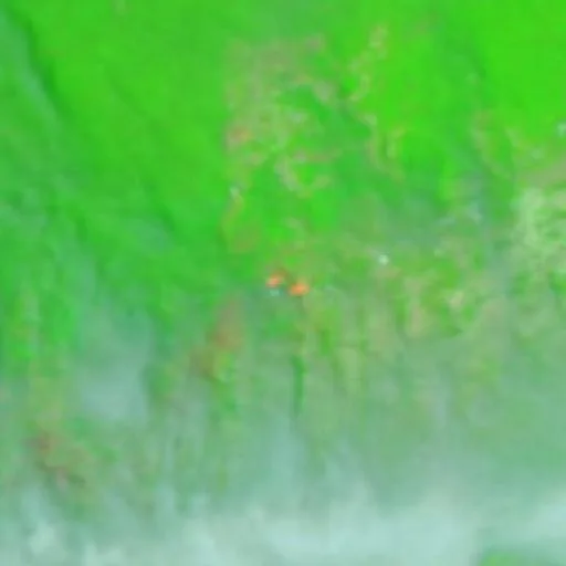 Incendio cerca de São Pedro (15 oct · E) — NASA satellite