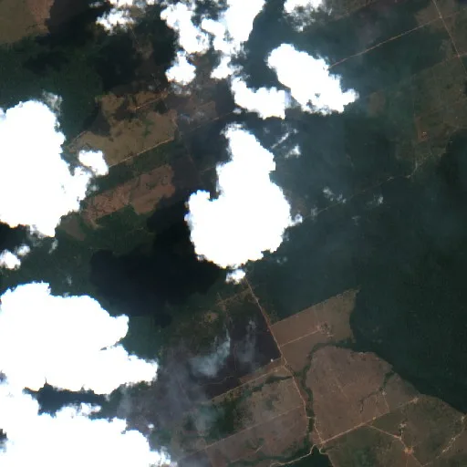 Incendio cerca de São Pedro (2 sep) — Sentinel-2 true color