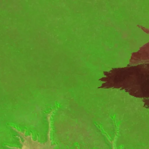 Incendio cerca de São Raimundo das Mangabeiras (20 ago) — Sentinel-2 SWIR