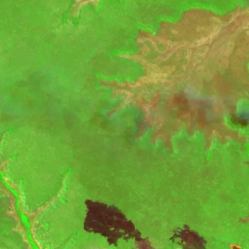 Wildfire near São Raimundo das Mangabeiras (Sep 9) — Sentinel-2 SWIR