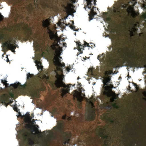 Wildfire near São Raimundo das Mangabeiras (Sep 27) — Sentinel-2 true color
