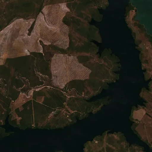 Wildfire near São Salvador do Tocantins (Jul 22) — Sentinel-2 true color