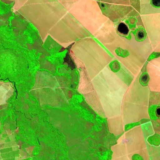 Wildfire near São Valério — Sentinel-2 SWIR (fuego)