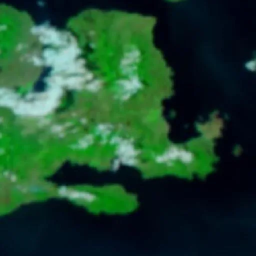 Wildfire near Sape — NASA satellite