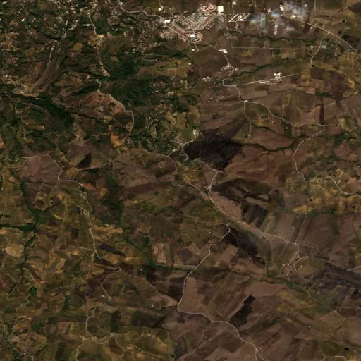 Incendio cerca de Sasi — Sentinel-2 true color