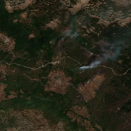 Wildfire near Šavnik (Sep 16 · NW) — Sentinel-2 true color