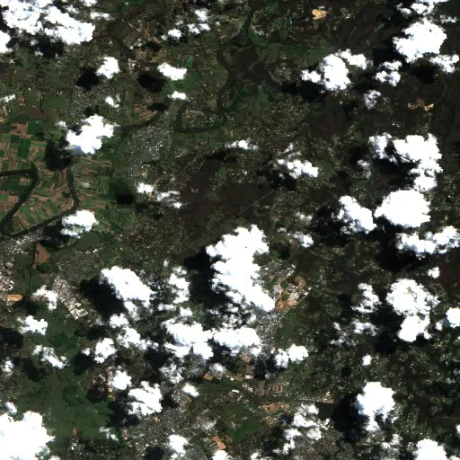 Incendio cerca de Scheyville — Sentinel-2 true color