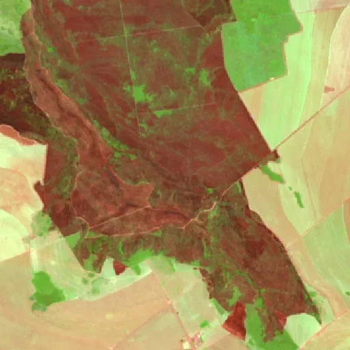 Incendio cerca de Sebastião Leal (5 sep) — Sentinel-2 SWIR (fuego)