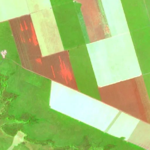 Wildfire near Sebastião Leal (Oct 15) — Sentinel-2 SWIR (fuego)