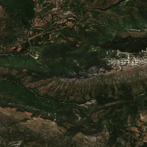 Wildfire near Seira — Sentinel-2 true color