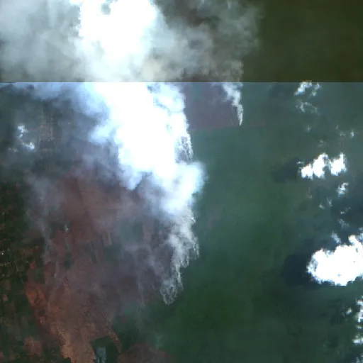 Wildfire near Semuda (Sep 19 · NE) — Sentinel-2 true color