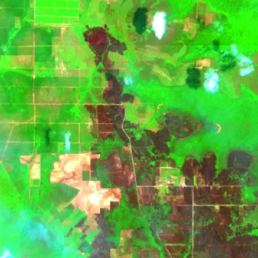 Incendio cerca de Semuda (13 oct · NW) — Sentinel-2 SWIR (fuego)