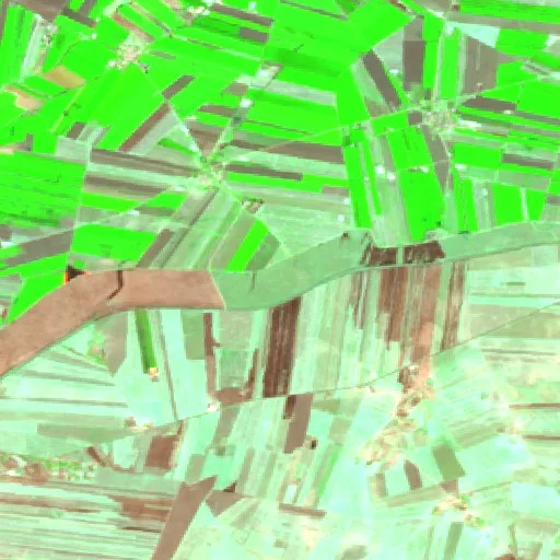 Incendio cerca de Şenyurt — Sentinel-2 SWIR (fuego)