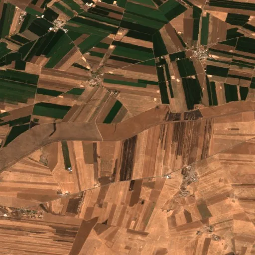 Incendio cerca de Şenyurt — Sentinel-2 true color