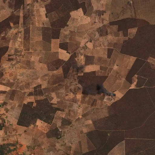 Incendio cerca de Serra Dourada — Sentinel-2 true color