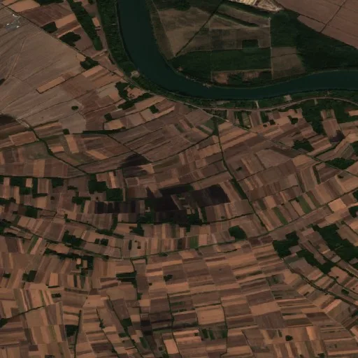 Wildfire near Ševarice — Sentinel-2 true color