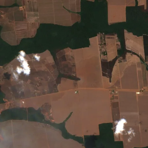 Wildfire near Sinop — Sentinel-2 true color