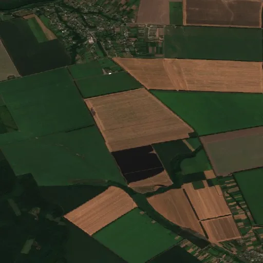Wildfire near Sobolivka Rural Hromada — Sentinel-2 true color