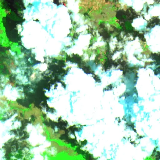 Wildfire near Sororoca — Sentinel-2 SWIR (fuego)