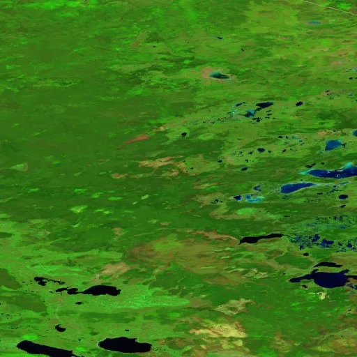 Incendio cerca de South Slave Region (Jun 26 #2) — Sentinel-2 SWIR (fuego)