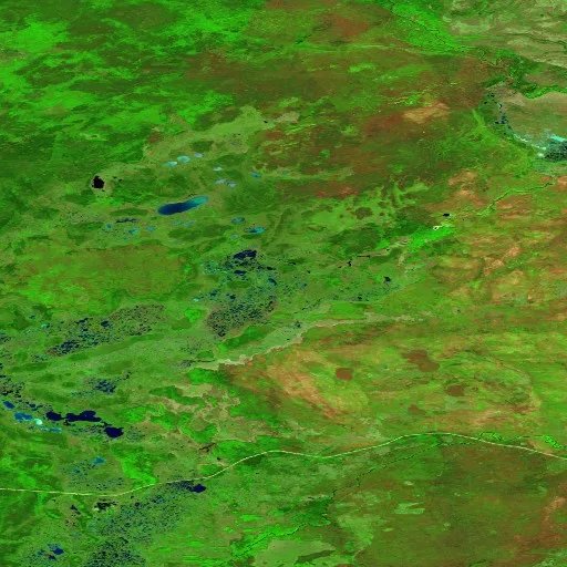 Incendio cerca de South Slave Region (Jun 26 #3) — Sentinel-2 SWIR (fuego)