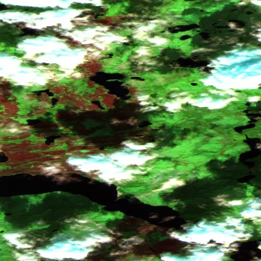 Wildfire near South Slave Region (Jun 28 · NE) — Sentinel-2 SWIR (fuego)