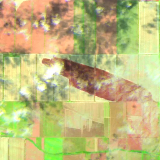Wildfire near Solomenskoye — Sentinel-2 SWIR (fuego)