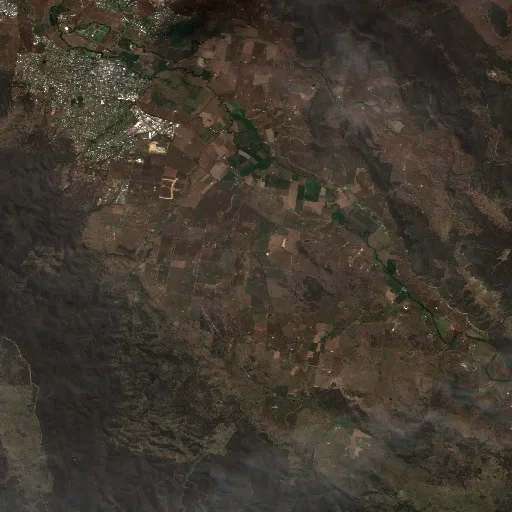 Spring Flat Bushfire — Sentinel-2 true color
