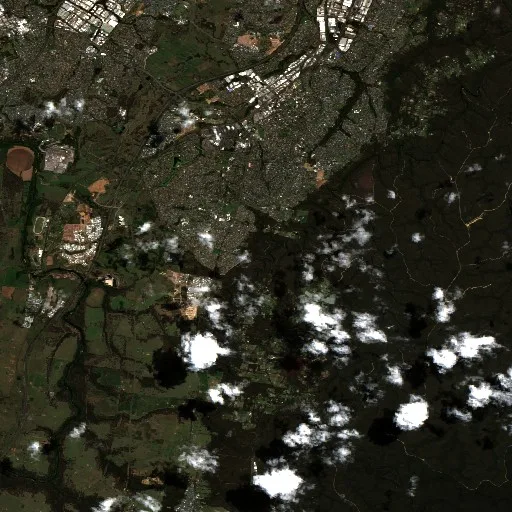 Incendio cerca de St Helens Park — Sentinel-2 true color