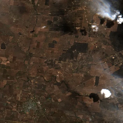 Stubbo Bushfire — Sentinel-2 true color