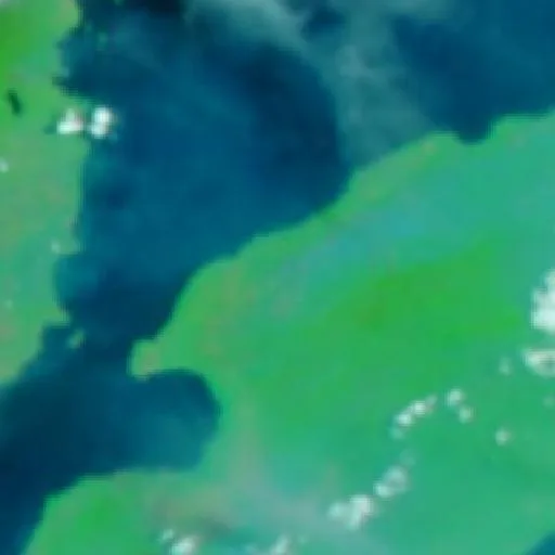 Wildfire near Subaim — NASA satellite