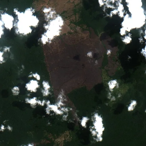 Wildfire near Sucunduri (Sep 16) — Sentinel-2 true color