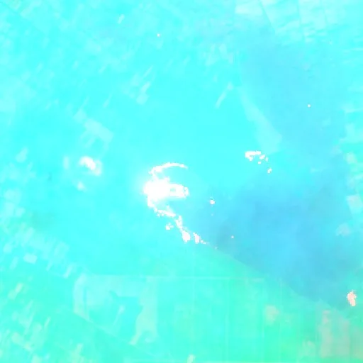 Wildfire near Sungaitatas — Sentinel-2 SWIR