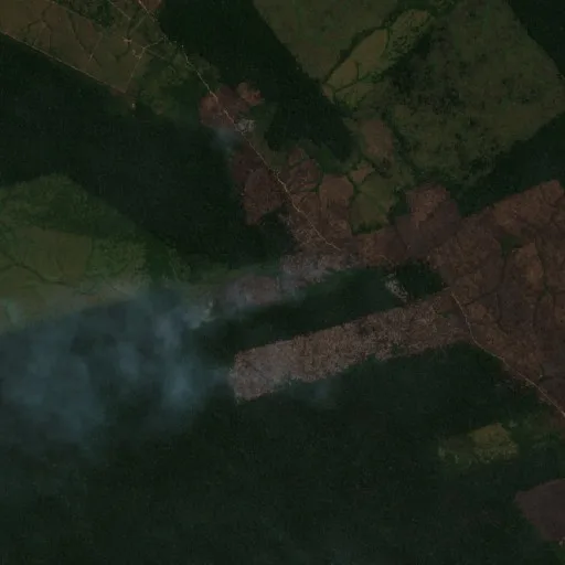 Incendio cerca de Surubim — Sentinel-2 true color