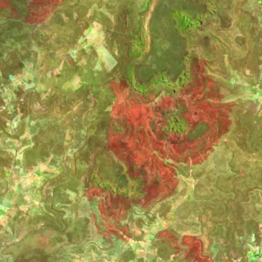 Incendio cerca de Sussuapara — Sentinel-2 SWIR (fuego)